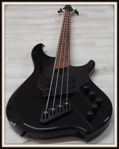 Dingwall JT3 John Taylor 4-String, Stealth Black, Signature